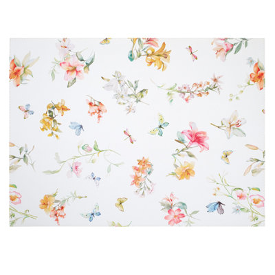 Lily Garden 100% Pthalate-free Vinyl Rectangle Placemats