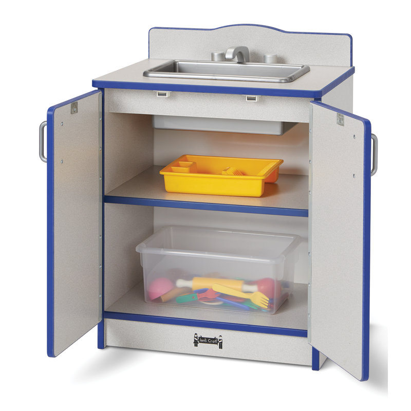 Rainbow Accents Culinary Creations Kitchen Sink, Gray/Blue