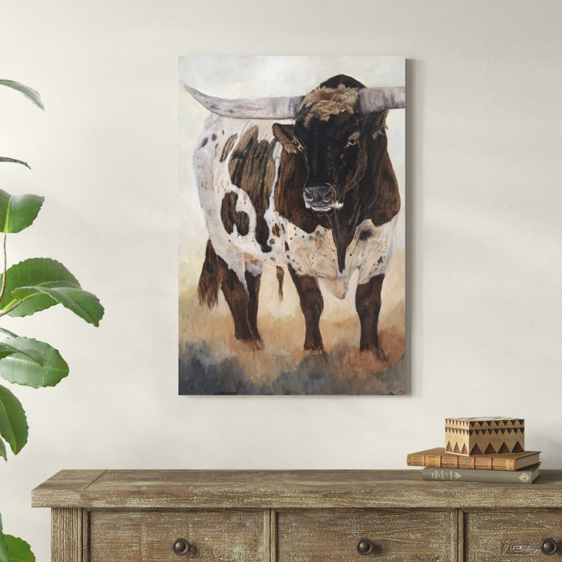 «Big Daddy II» par Kathy Winkler, reproduction d'art sur toile, H 12 po x l 8 po, Toile tendue