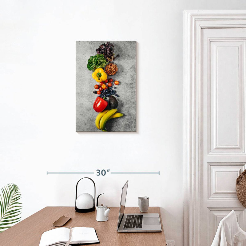 Yarlin Fruit And Vegetable Lineup, 24" H x 16" W