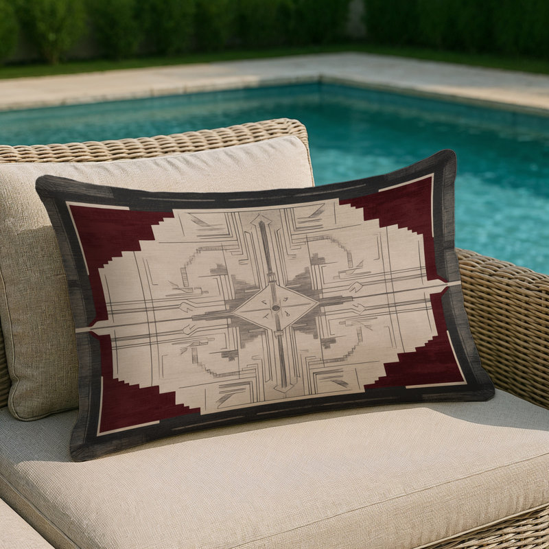 Noble Crest Indoor And Outdoor Pillow, Rectangle 20"H x 14"W