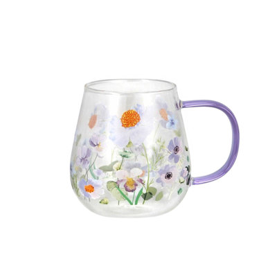 Grande tasse en verre à camomille résistante à la chaleur