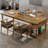 Picture color Rectangular Solid Wood with 1 drawers Executive Desk-1960517181