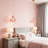 1 -Light Single Retro Pink Glass Pendant