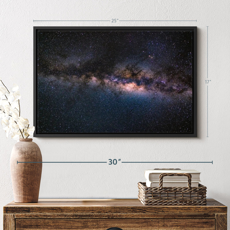 «Milky Way System», reproduction sur toile, H 17 po x l 25 po