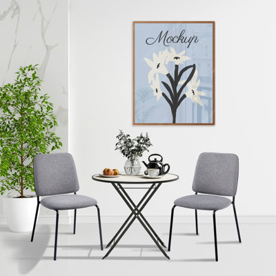Prisca Fabric Dining Chairs (Set of 2)