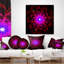 Coussin lombaire floral brillant parfait