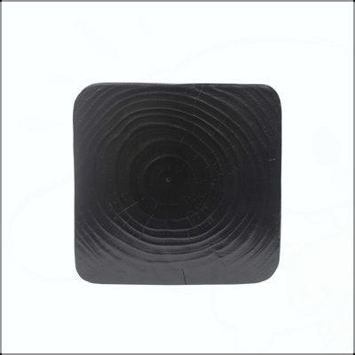 Table d'appoint d'extérieur Twist Shape, béton léger, texture semblable au bois, parfaite pour la décoration de patio et de balcon
