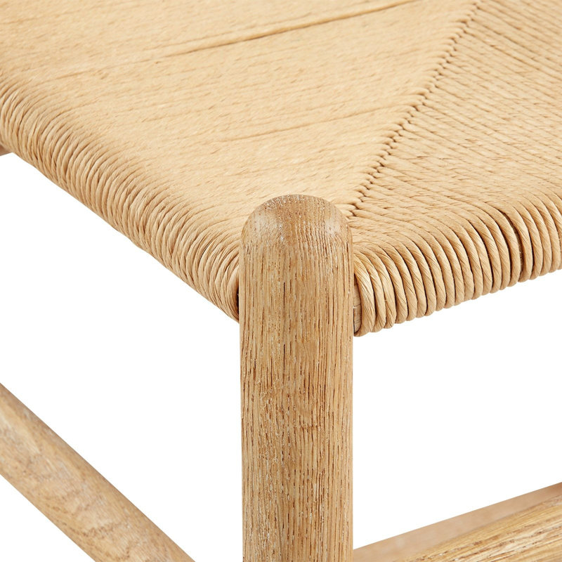 Oslo Stool with Solid Wood Frame