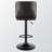 Beversley Swivel Upholstered Adjustable Height Counter Stool with Metal Frame