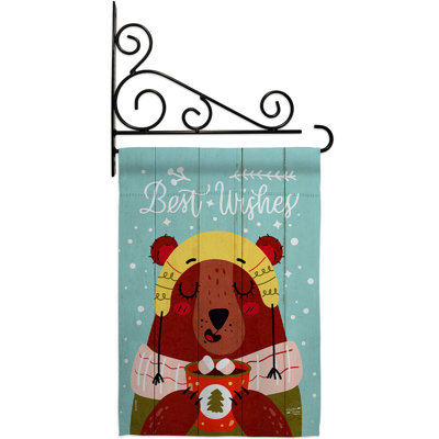Ensemble de drapeaux en polyester 2 faces 1,5 pi x 1,1 pi