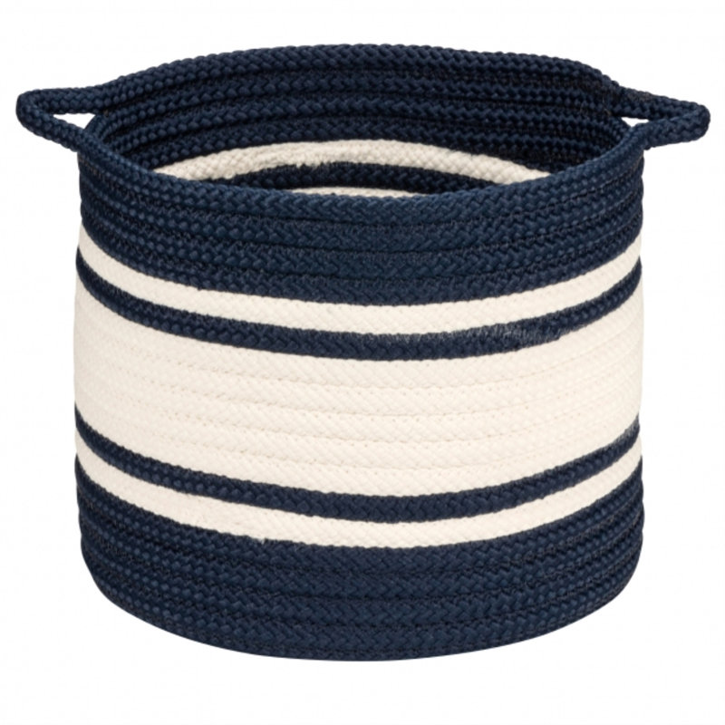 Panier en polypropylène Outland, H 18 po x l 20 po x P 20 po, Bleu marine