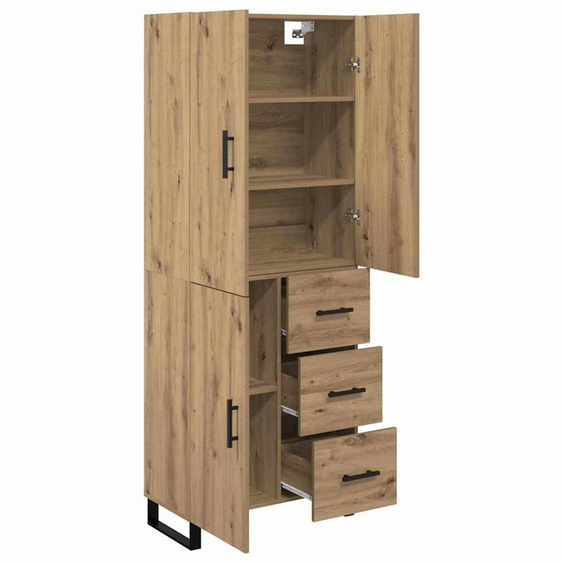 69.5cm Sideboard, Artisan Oak