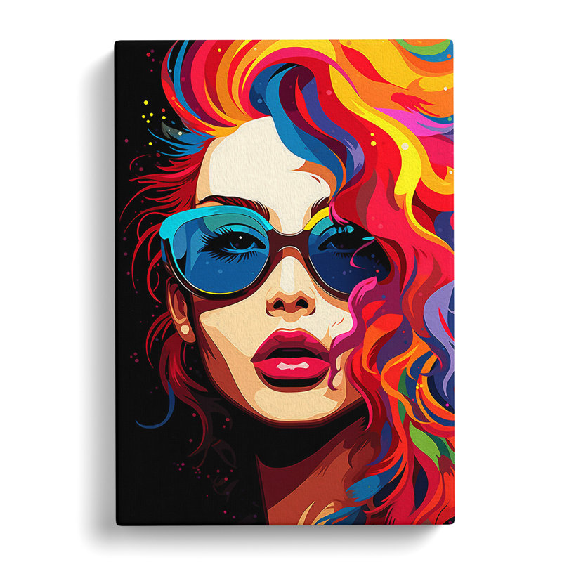 Rainbow Pop No.2 - Wrapped Canvas, 76cm H x 50cm W x 3cm D