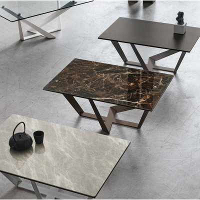 Alicea Cross Legs Coffee Table