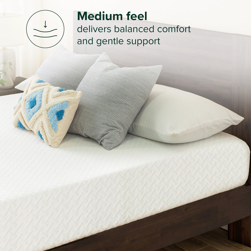 Matelas en mousse viscoélastique gélifiée 8 po - Sleep by Wayfair ™, Lit simple