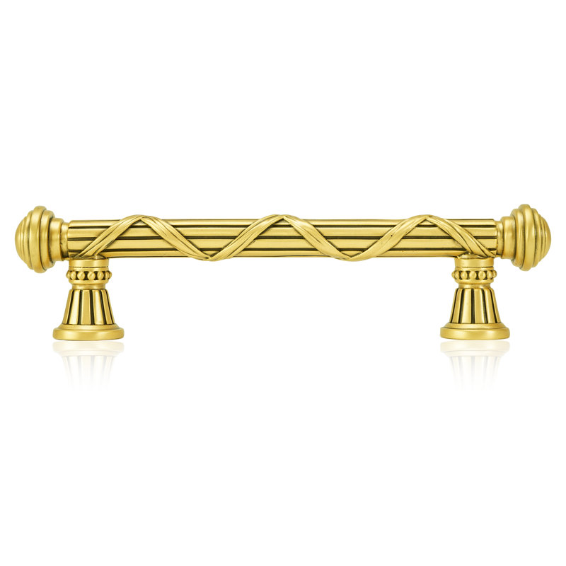 BERKLEY CENTER TO CENTER PULL IN ARTISAN PLATE, 5", Gold