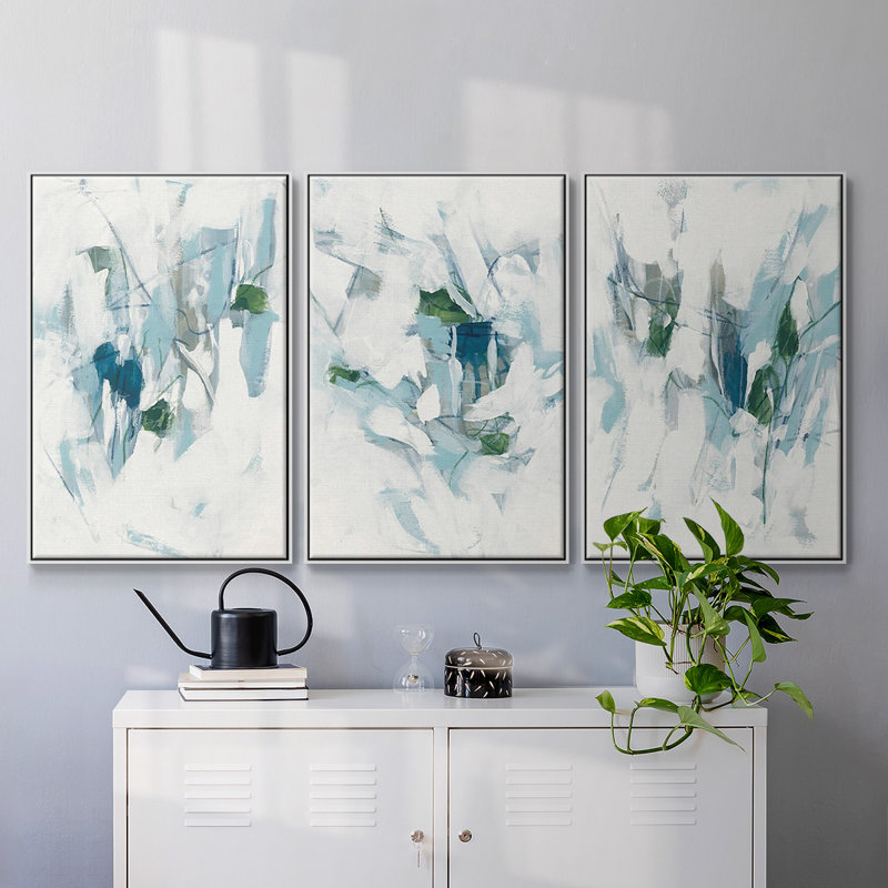 Ice Cavern I, H 27 po x l 54 po x P 2 po, Blanc