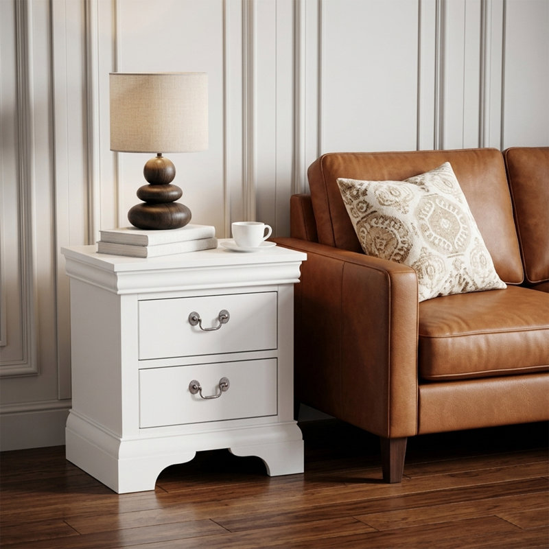 Two-Drawer Classic Nightstand