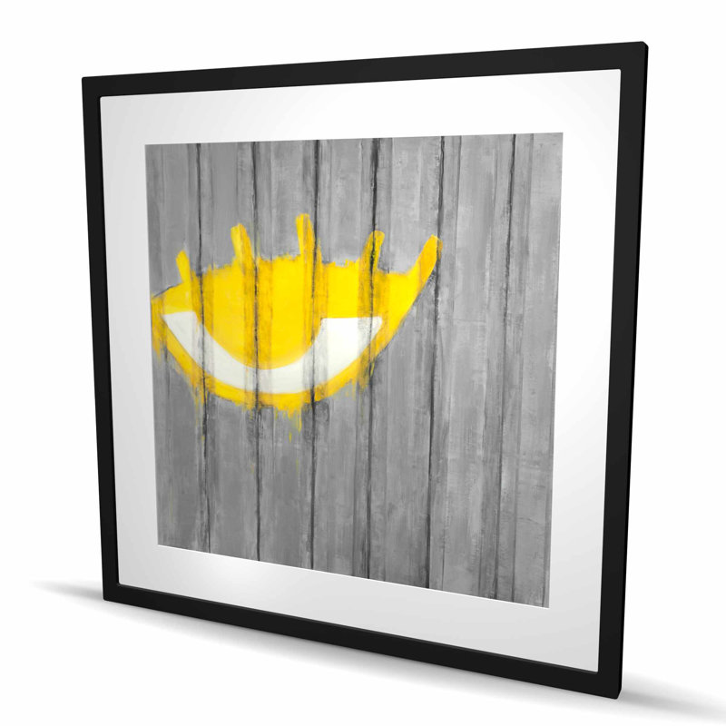Graffiti à œil jaune imprimé de contenants | Décoration de chambre à coucher rétro, Noir