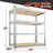 40“w Garage Shelving Unit Adjustable Heavy Duty Storage Shelves, Galvanized-969294349