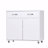 Two Door Side Table-White