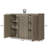 Cesiro 46.65'' W Sideboard With 3 Fluted Doors And Adjustable Shelves-1925889326