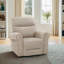 Fauteuil inclinable électrique à deux moteurs avec massage et chaleur, repose-pieds allongé-491260258