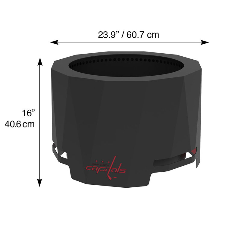 Round Steel Smokeless Fire Pit, Washington Capitals