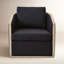 Fauteuil demi-tonneau pivotant de 30 po Holl-629787784