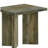 Donovan Mango Brown Square Solid Wood End Table