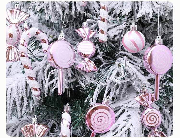 2.76cm Bauble, 2.76" H x 5.51" W x 5.51" D, Pink