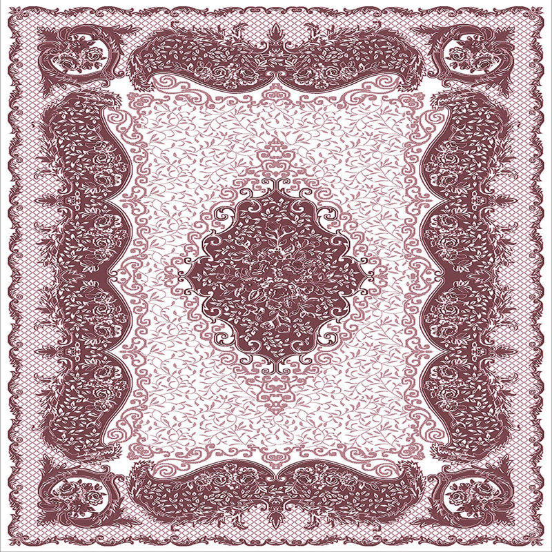 Stylish Hall Carpet (3.3 x 6.6 ft), 100% Polyester, 0.3 in Pile Height | Antibacterial, Non-Slip PVC Felt Dot Underside | Machine Washable, 3D Digital Print, Durable & Easy to Clean | Perfect for Entryway & Living Areas