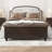 Wooden Ottoman With Storage And Safety Hinge-317653895