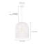 Luminaire suspendu 1 lumière Amirh