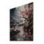 Art asiatique, fleur de cerisier IV - impression asiatique sur bois de pin naturel-1630727751
