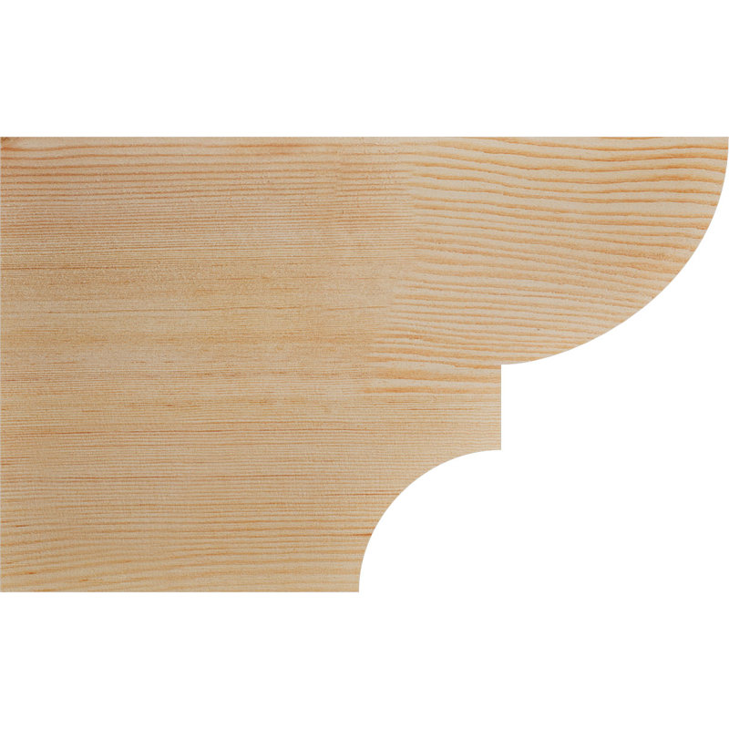 Queue de chevron lisse Ridgewood, Sapin de Douglas, H 10 po x l 3 1/2 po x L 16 po