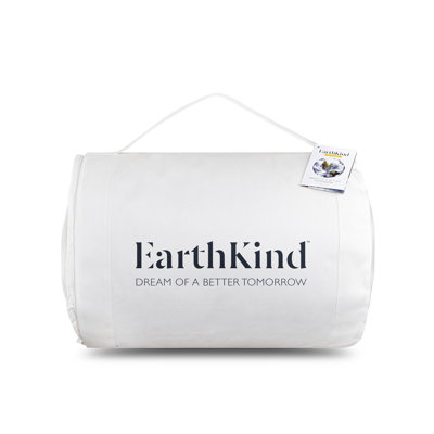 EarthKind Feather & Down Eco Friendly Sustainable 4.5 Tog Summer Cotton Cover Duvet