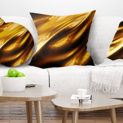 Abstract Liquid Texture Pattern Pillow
