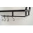 Kitchen Wall Mount Pot Holder 30 Inch Pot Rack with 12 Hooks Metal Rectangle-432735205