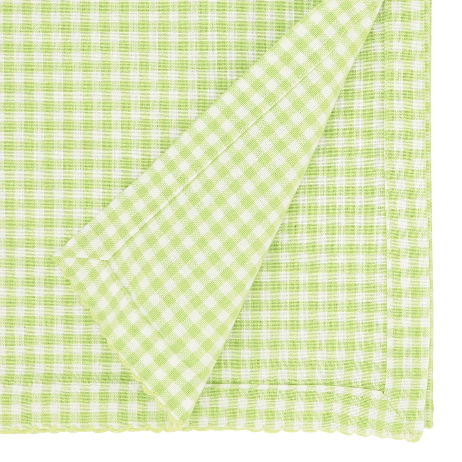 Ishida Gingham Table Runner, Green