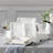 Flora 30 Piece Porcelain China Dinnerware Set - Service for 6
