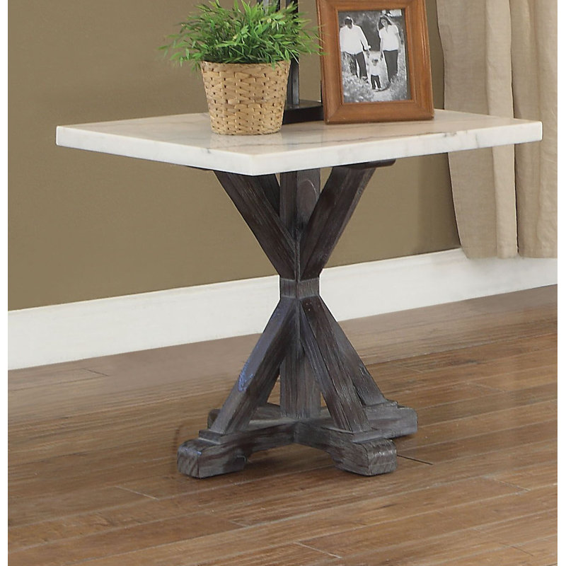 Muldoon Marble Top End Table