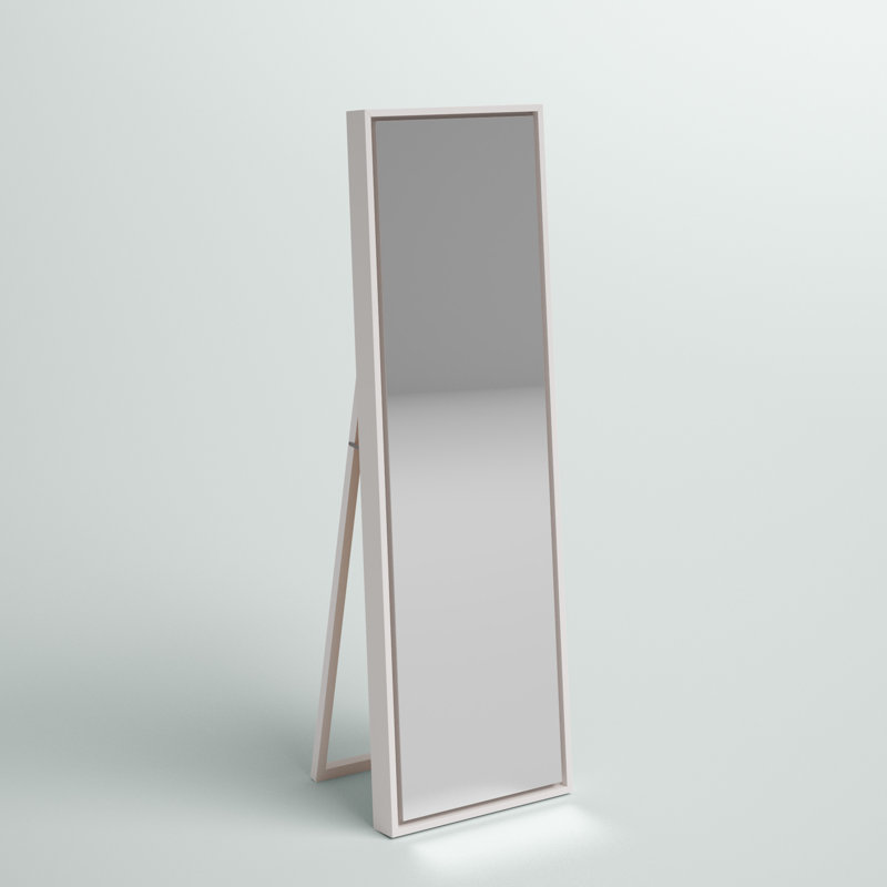 Loeffler Flat Mirror, White