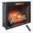 Electric Fireplace Insert 33 Inch, Touch Panel, 3D Flames, Crackling Sound | Insert | Tempered Glass+Sheet Metal