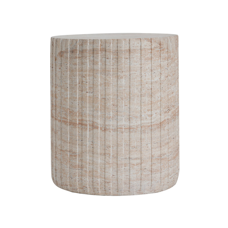 Outdoor/Indoor Lightweight Concrete Side Table
