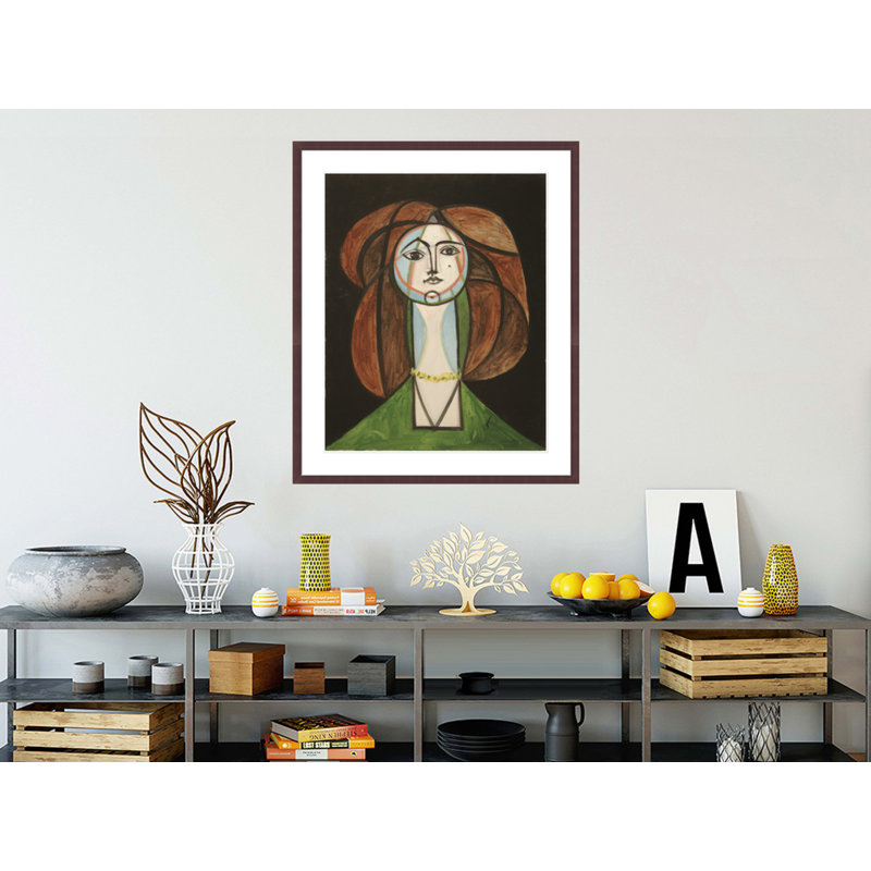 Femme au collier jaune par Pablo Picasso, H 40,09 po x l 33,5 po