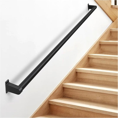 Rails d'escalier industriels en métal pour rampes d'escalier intérieures