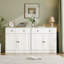 Armoire d'appoint blanche avec tiroir Marta Shaker - l 31,5 po x P 15,7 po x H 31,5 po-124959734