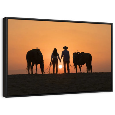 «Cowboy Couple Wall Art»